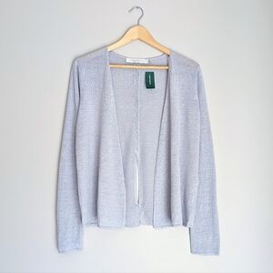 NWT Simons 100% Linen Button-Back Cardigan
